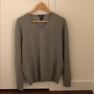 Worn once gray J.CREW cashmere sweater